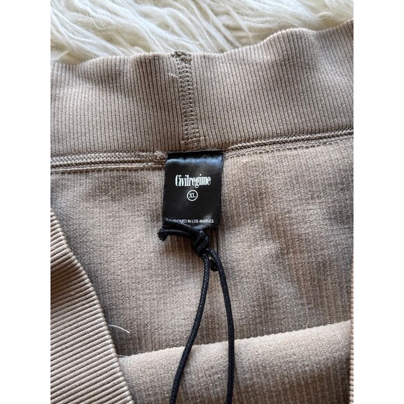 Civil Regime x No Tomorrow Ribbed Biker Shorts Size XL - Picture 8 of 8